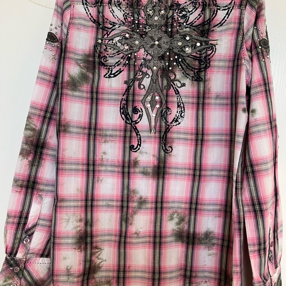 Roar Shirt Women’s Medium Western Top. - Picture 3 of 8